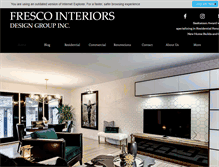 Tablet Screenshot of frescointeriors.ca